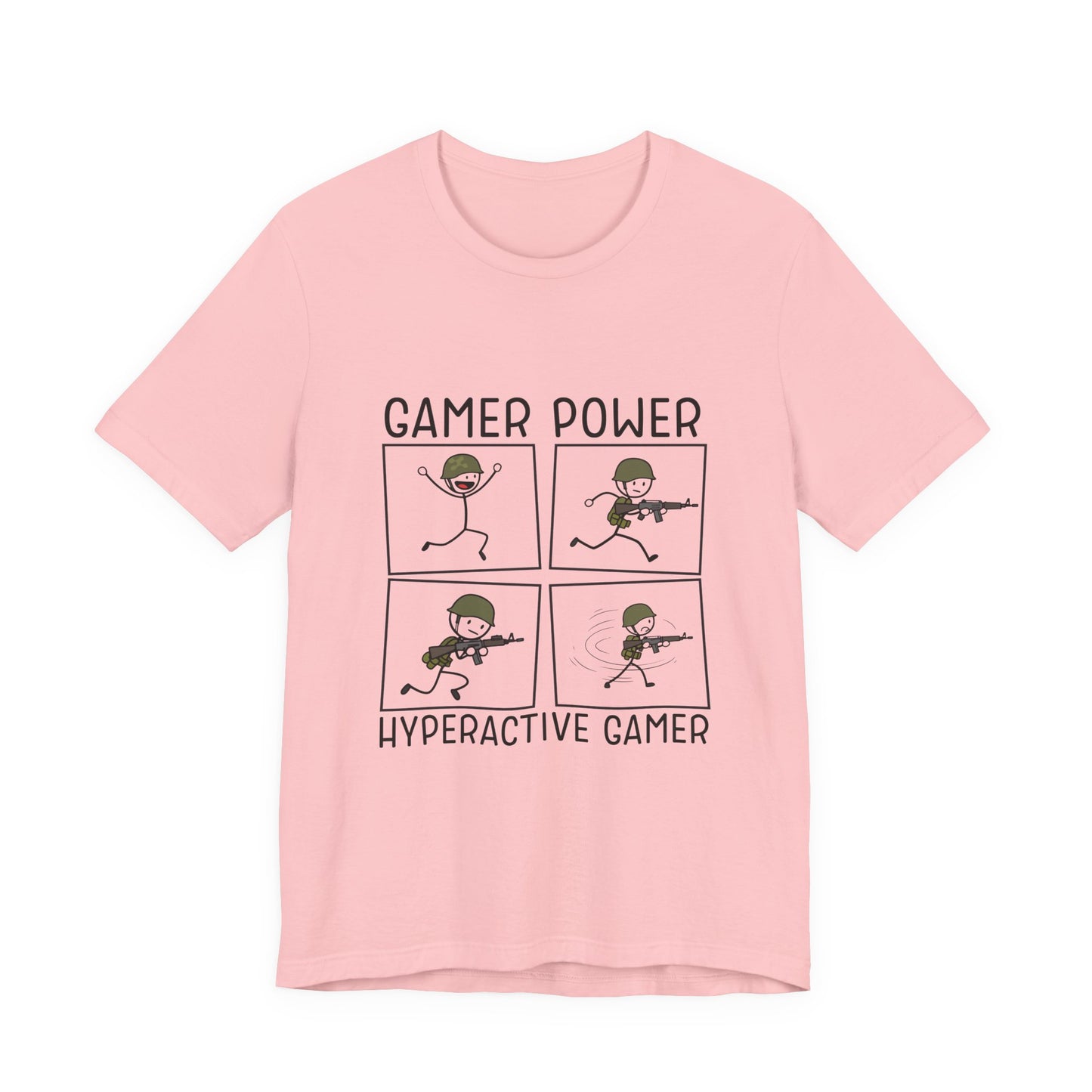 "Hyperactive Gamer" - Gamer Power - Unisex Tee