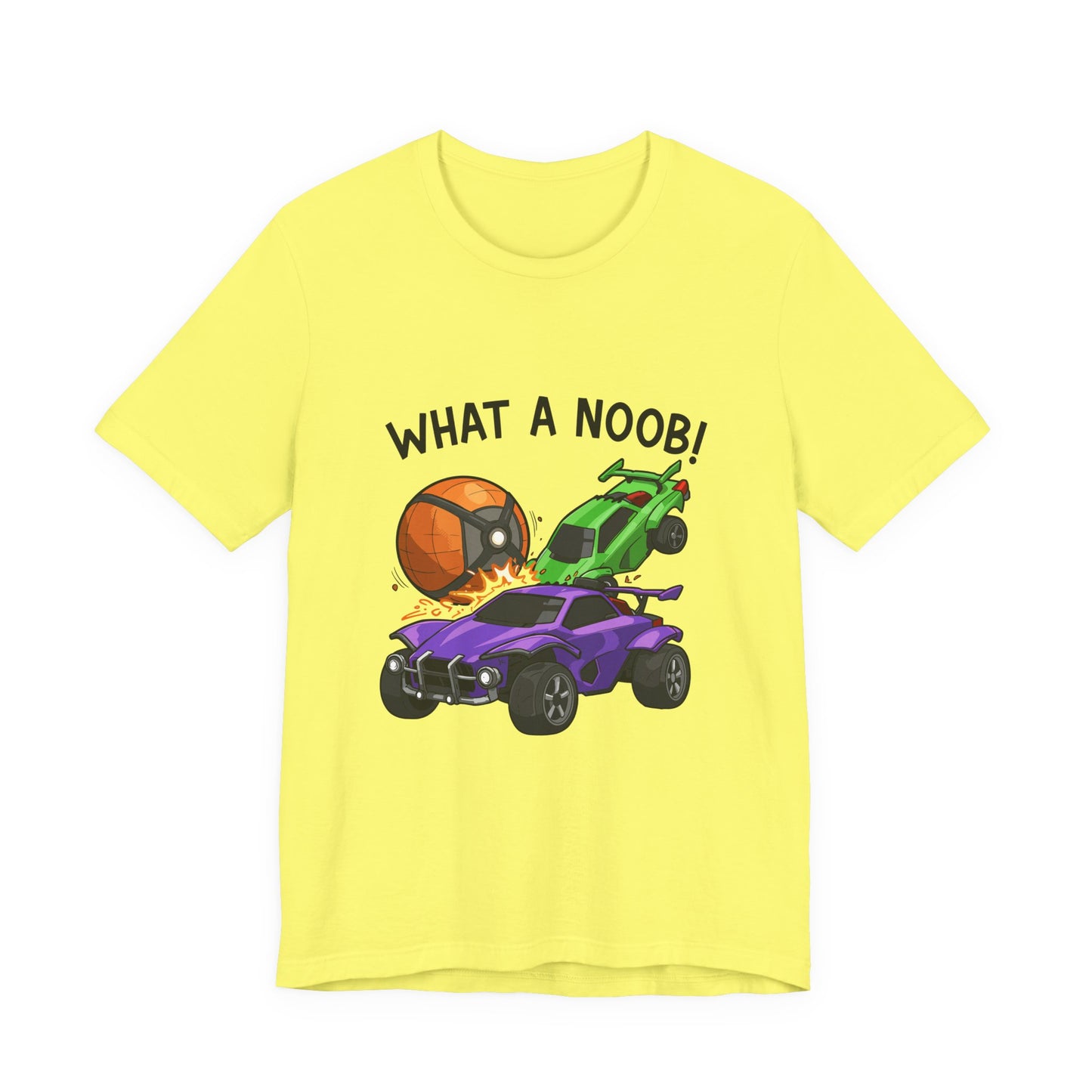 Rocket Car Soccer Tee — What a Noob! - Unisex Tee