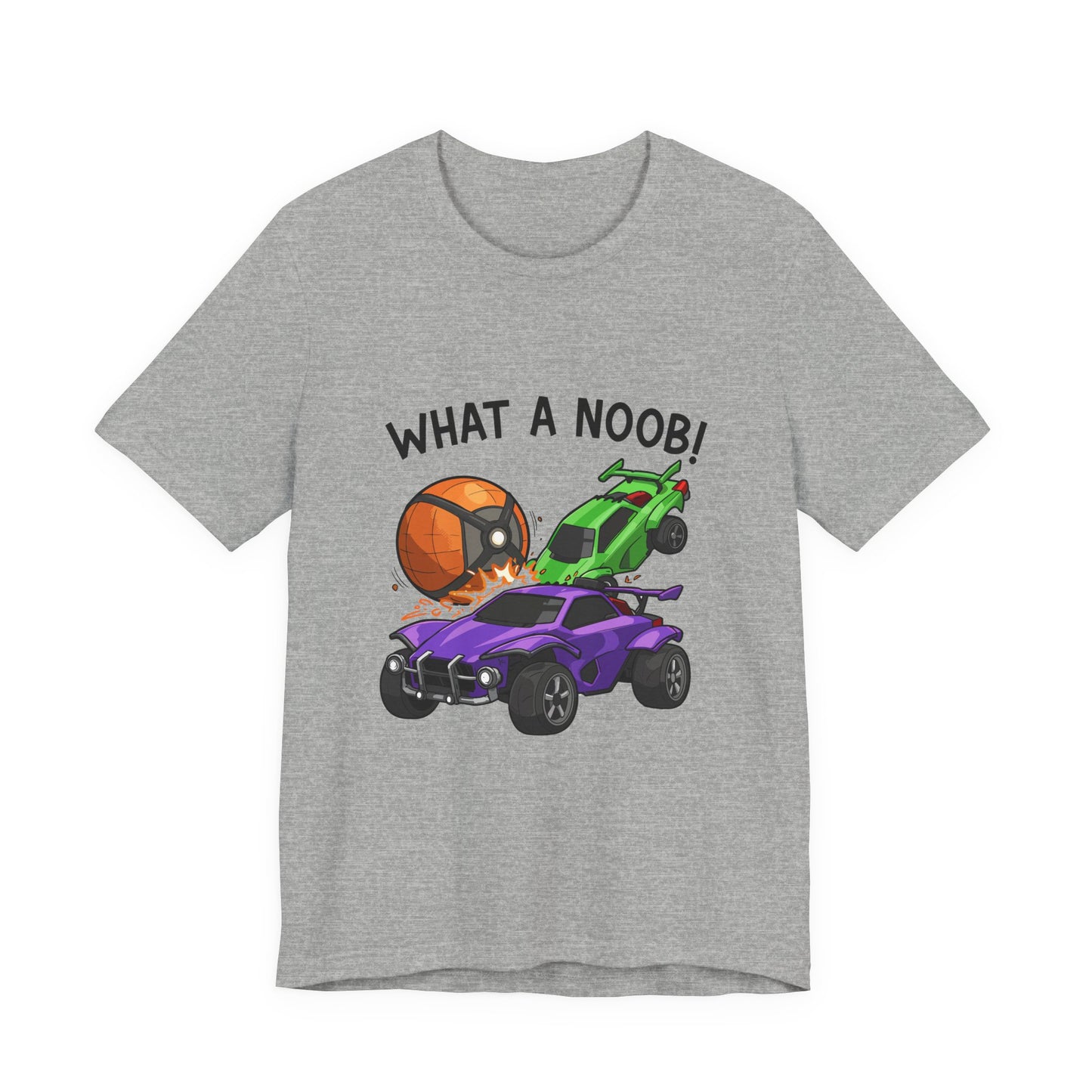Rocket Car Soccer Tee — What a Noob! - Unisex Tee