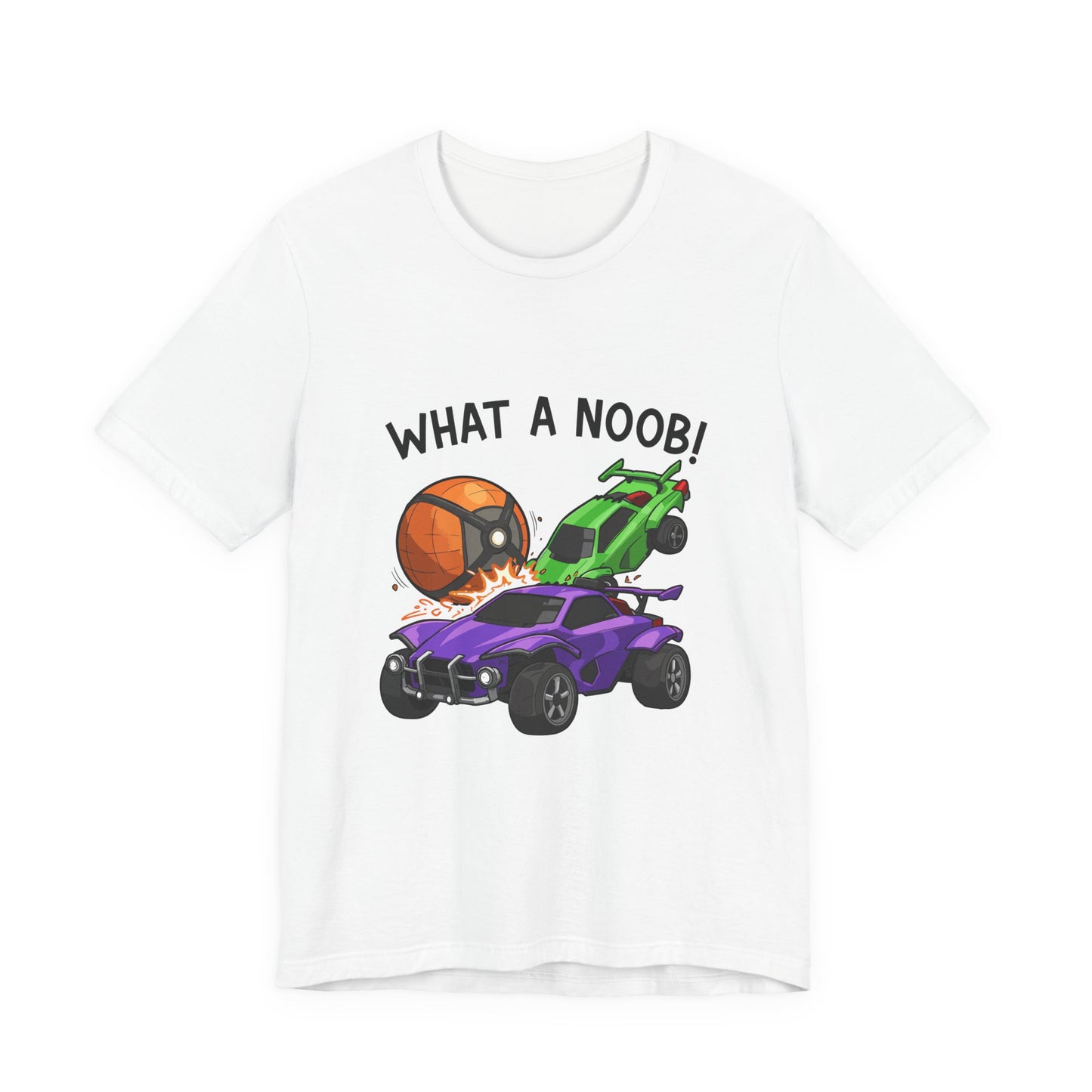 Rocket Car Soccer Tee — What a Noob! - Unisex Tee