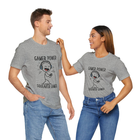 Squeaker Gamer Tee - Gamer Power - Unisex Tee