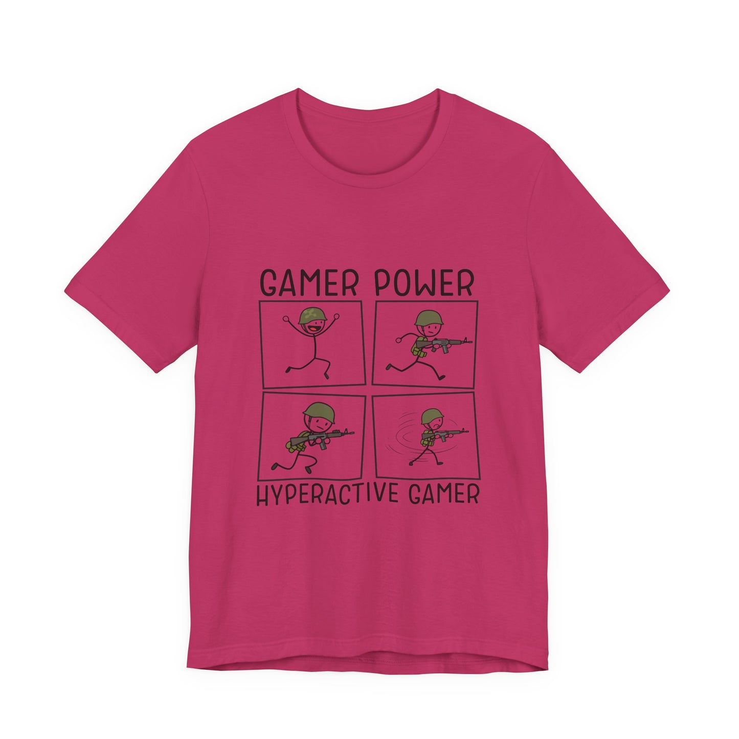 "Hyperactive Gamer" - Gamer Power - Unisex Tee