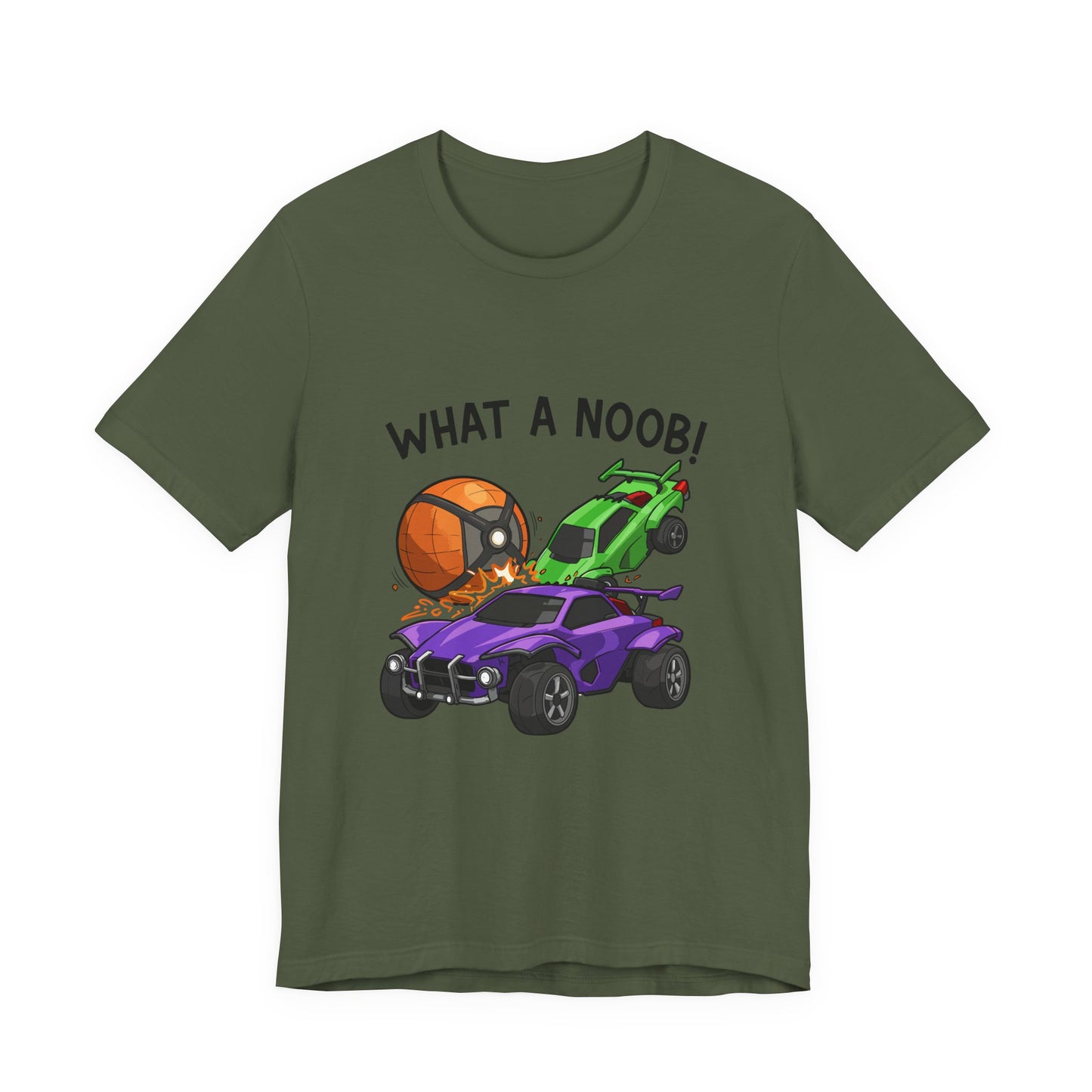Rocket Car Soccer Tee — What a Noob! - Unisex Tee